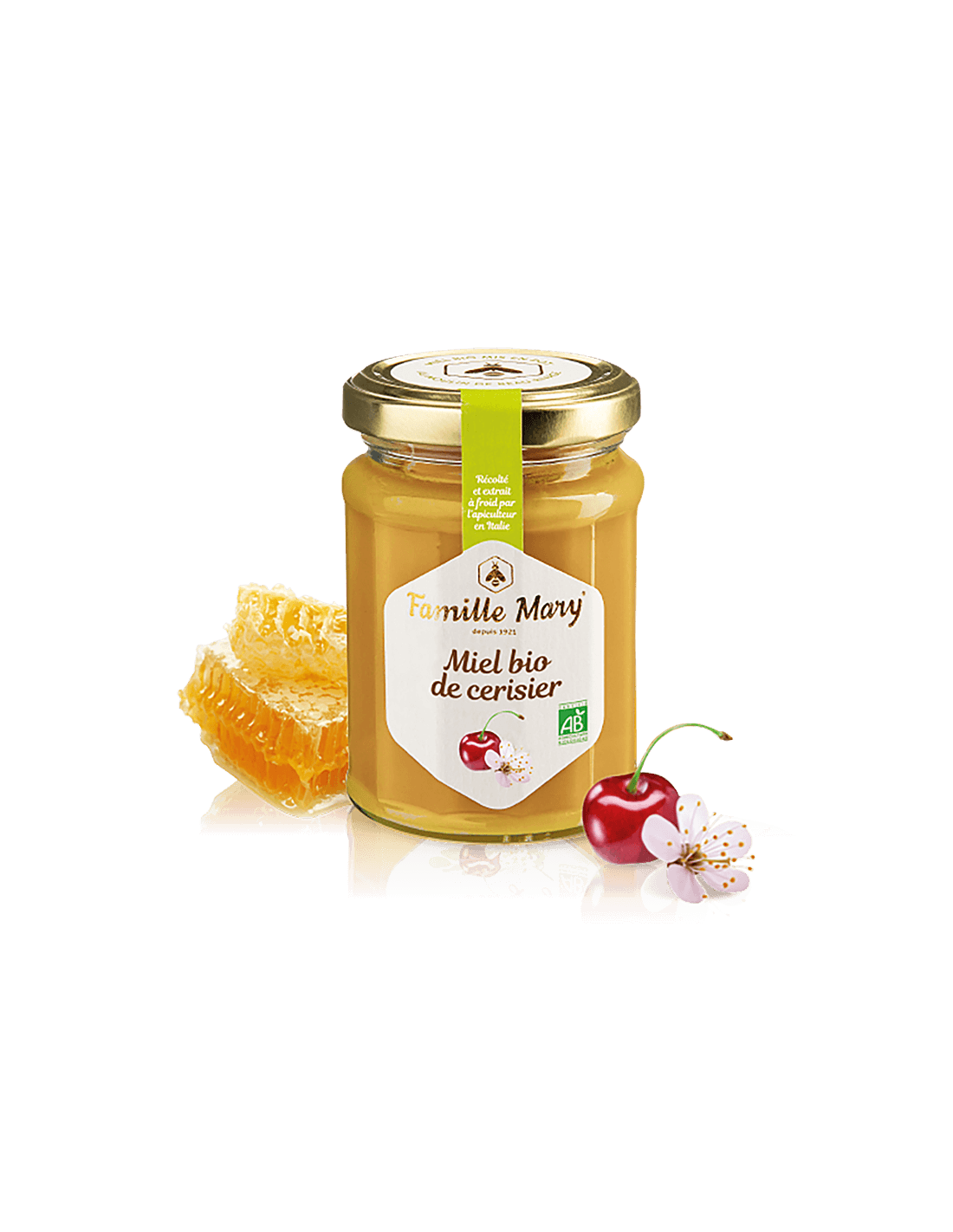 Miel bio de cerisier/Organski med od trešnjinog cvijeta, 230 g Famille Mary
