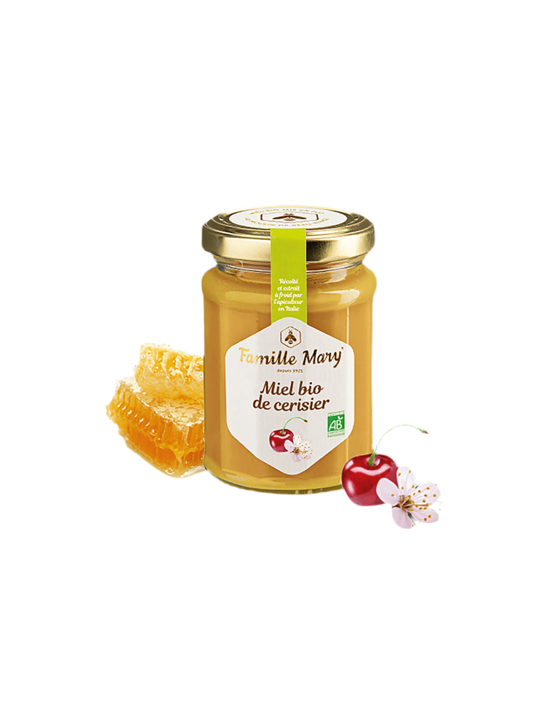 Miel bio de cerisier/Organski med od trešnjinog cvijeta, 230 g Famille Mary