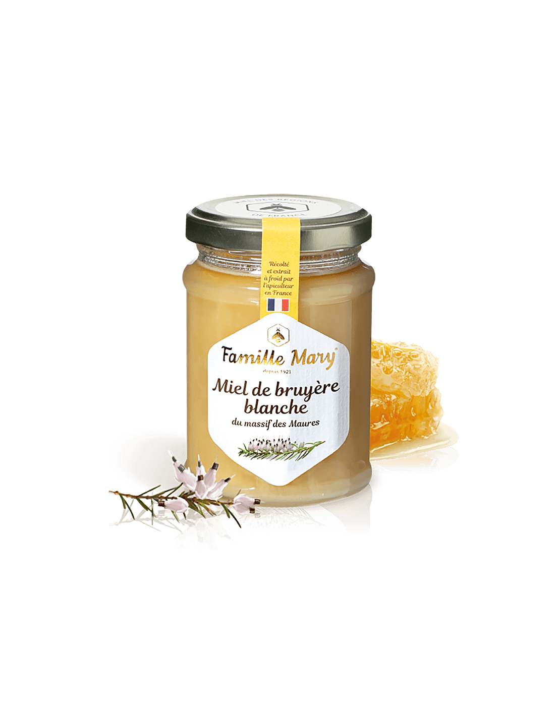 Med od cvjetova bijelog vrijeska - Miel de bruyère blanche, 230 g