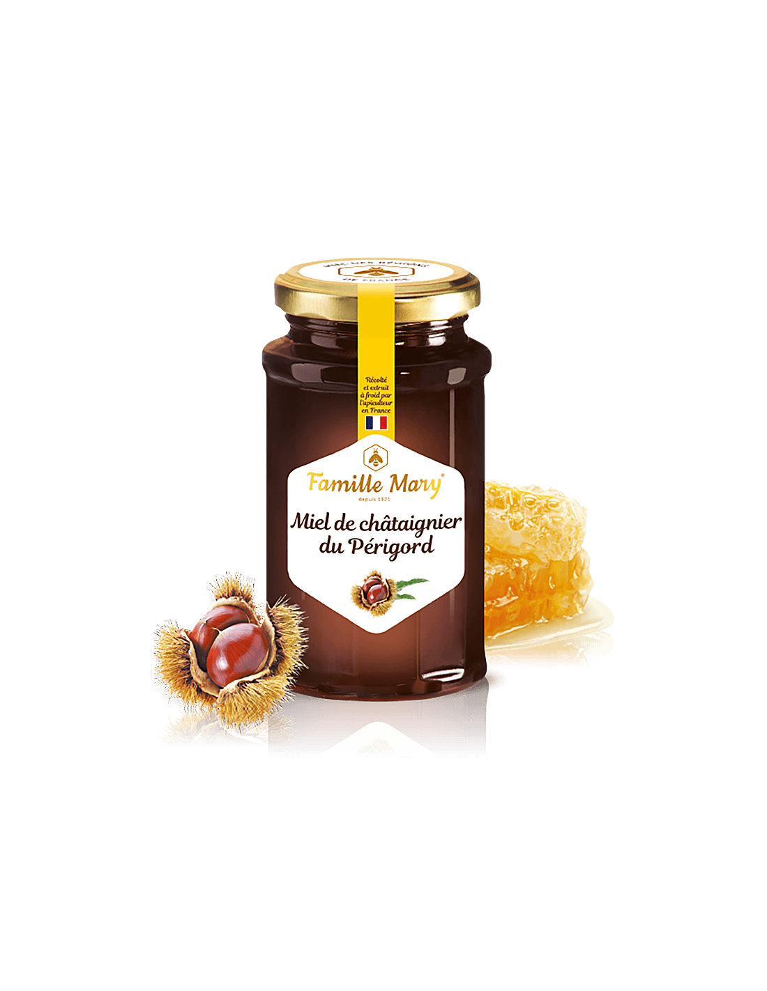 Miel de châtaignier du Périgord/ francuski med od kestena (jestivi) iz Dordogne, 360 g Famille Mary