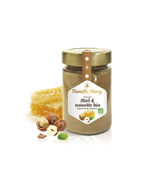 Organski obojeni med s lješnjacima - Miele et noisette bio, 240 g