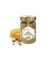 Organski obojeni med s lješnjacima - Miele et noisette bio, 240 g