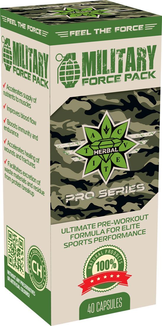 Military Force Pack - 40 kapsula