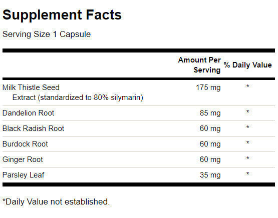 Kombinacija mliječnog čička 475 mg - 60 kapsula