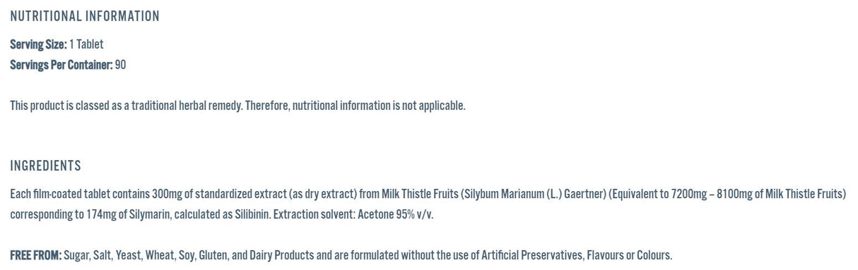 Milk Thistle Vitality - 90 tableta