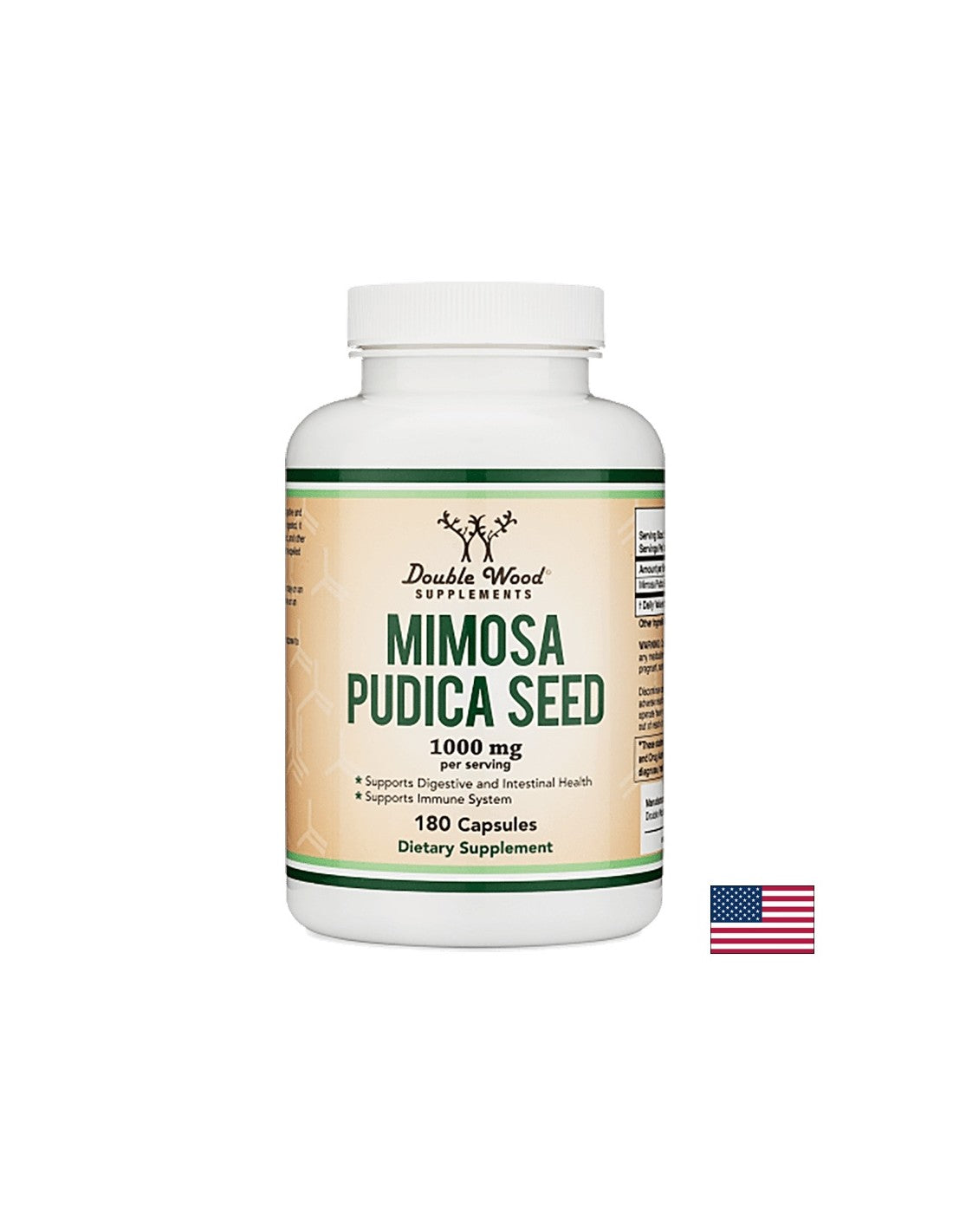 Mimosa pudica/ Mimosa pudica (sjemenke), 180 kapsula <tc>Double Wood</tc>