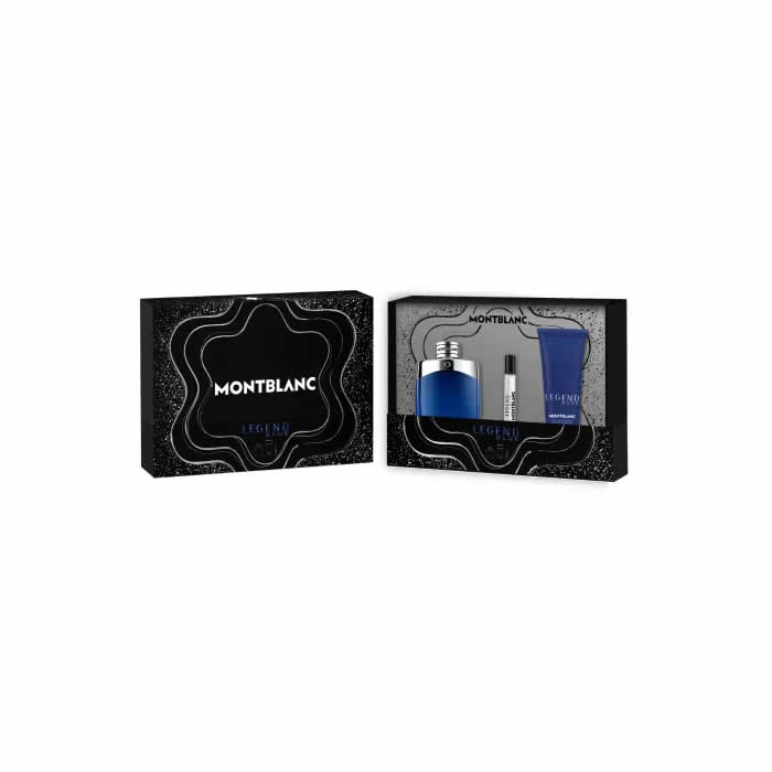 <tc>MONTBLANC</tc> Legend Blue Eau De Parfum sprej 100ml set od 3 komada