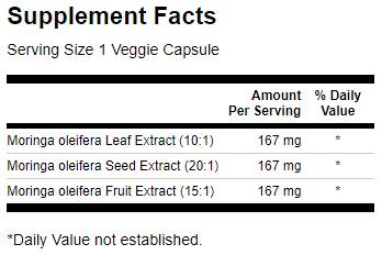 Moringa Oleifera 501 mg - 60 kapsula