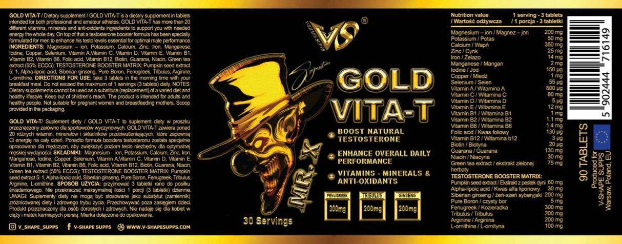 Mr. X Gold Vita-T 90 tableta
