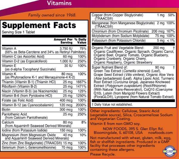 Multi-Food Multivitamin - 90 tableta