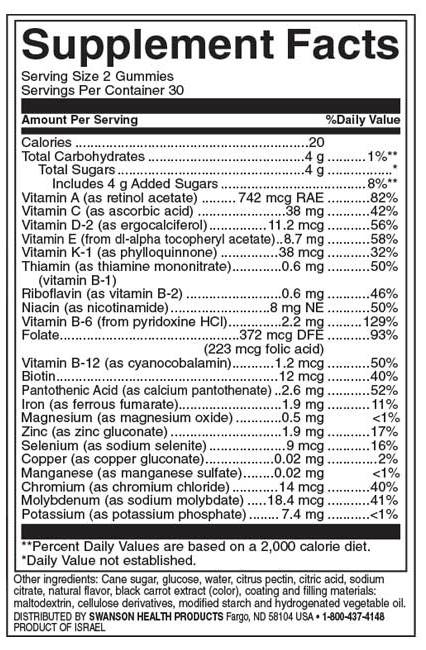 Multi Gummies - Malina 60 žele bombona