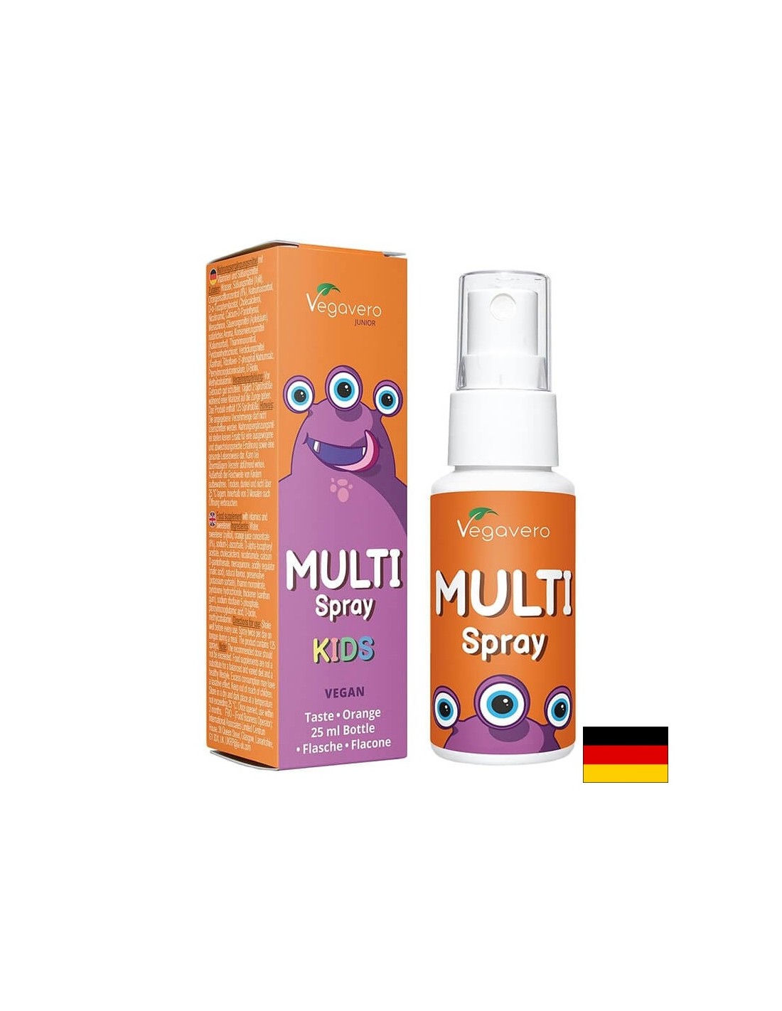 Multivitamin Junior/ Multivitamini za djecu/ Oralni sprej, 25 ml, 100% veganski <tc>Vegavero</tc>