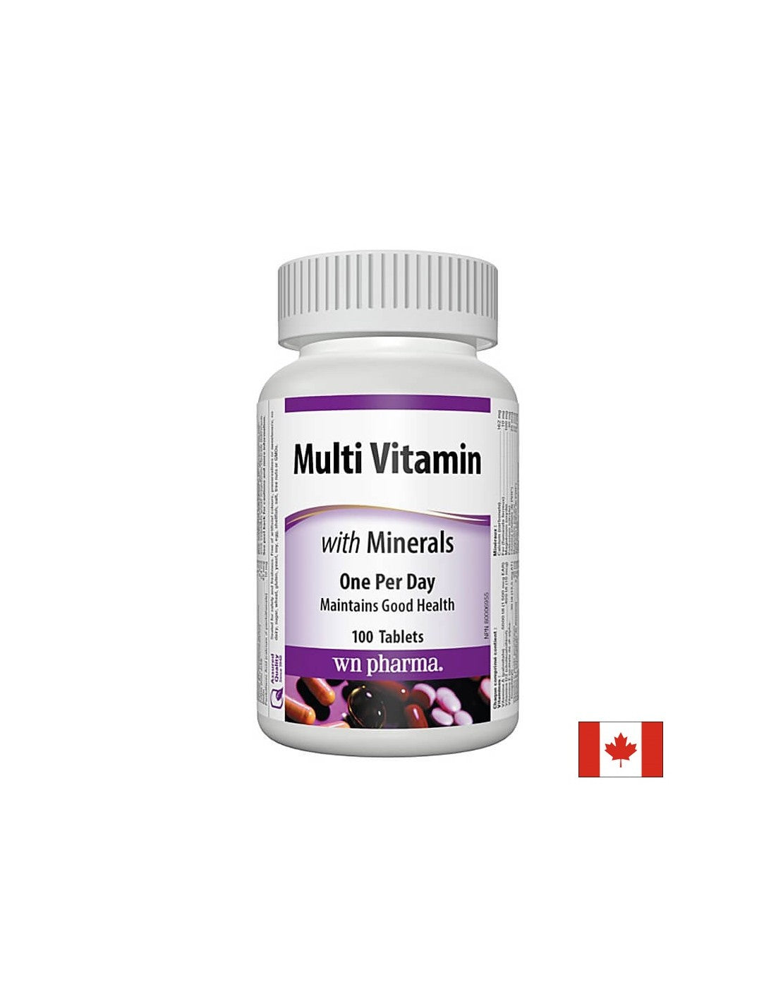 Multivitamin s mineralima - Multivitamini + minerali, 100 tableta <tc>Webber Naturals</tc>