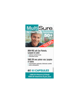 MultiSure® Men 50+/Multivitamini za muškarce 50+ (s luteinom, likopenom i palmetom), 80 kapsula