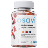 Multivitaminski veganski gumeni medvjedić | Naranča, malina, borovnica - 60 gumenih bombona