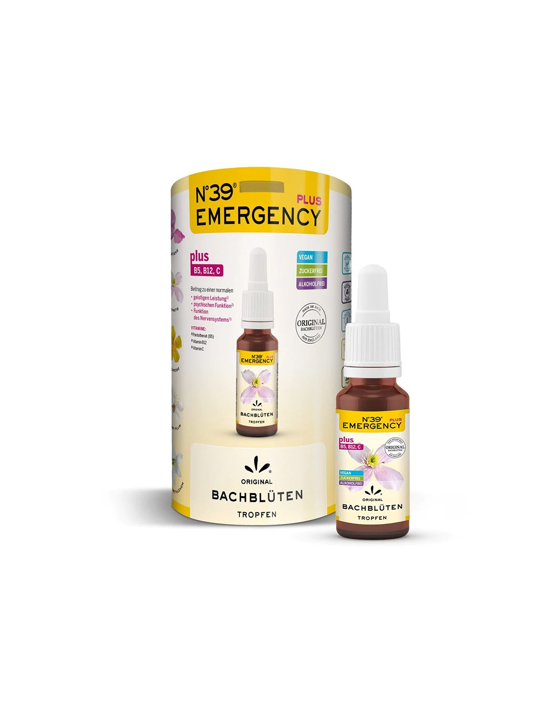 Dr. Bach kapi br. 39 za hitne slučajeve + vitamin B12, B5, C - 20 ml <tc>Lemon Pharma</tc>