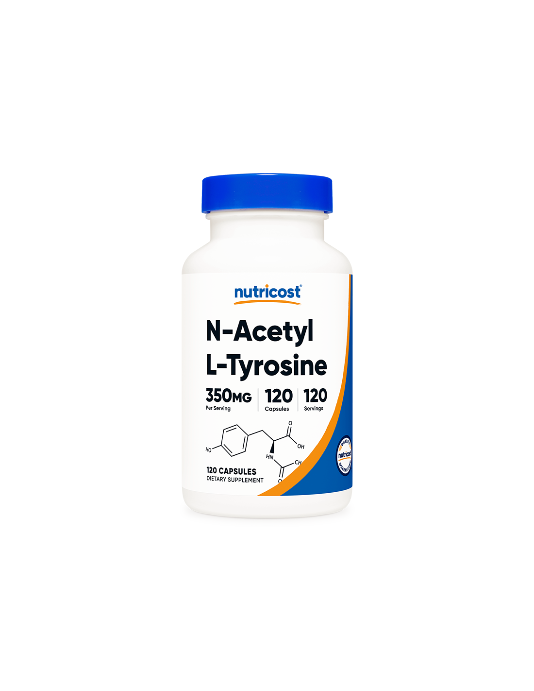 Aktivnost živaca i mozga - N-acetil L-tirozin, 120 kapsula <tc>Nutricost</tc>