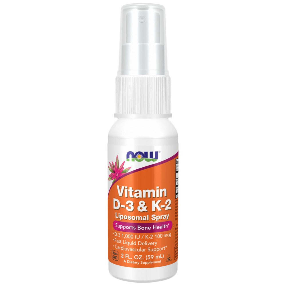 Vitamin D-3 1000 IU & K-2 100 MCG | Liposomski sprej - 59 ml
