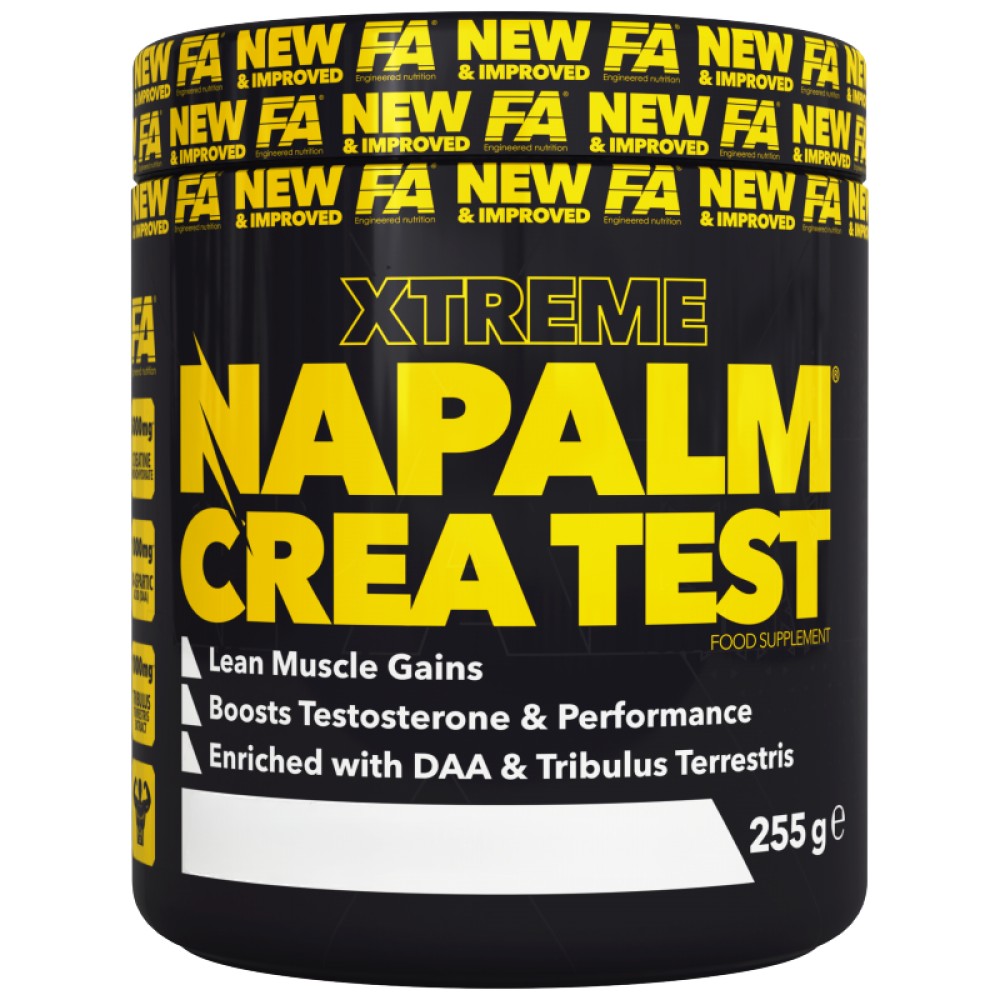 Napalm Crea Test | s DAA & Tribulus - 255 grama