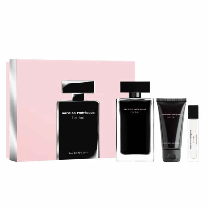 <tc>NARCISO RODRIGUEZ</tc> za žene - toaletna voda 100 ml + losion za tijelo 50 ml + mini parfem 10 ml