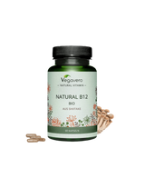 Prirodni B12 BIO od shiitake gljiva/ Vitamin B12 (od organskih ljekovitih shiitake gljiva), 60 kapsula, 100% veganski <tc>Vegavero</tc>