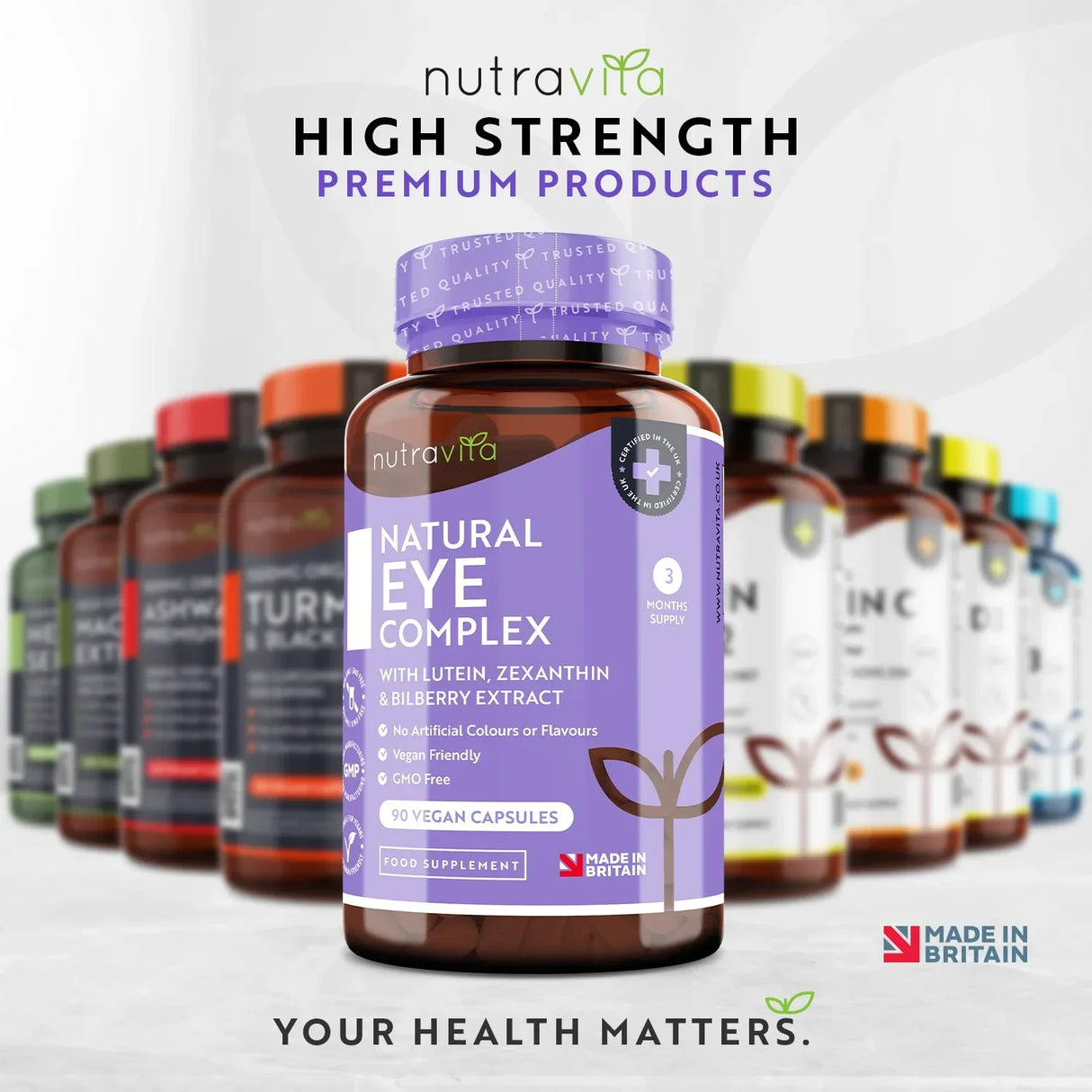 Vitamini za oko /prirodni/ - Natural Eye Complex 90 veganskih kapsula