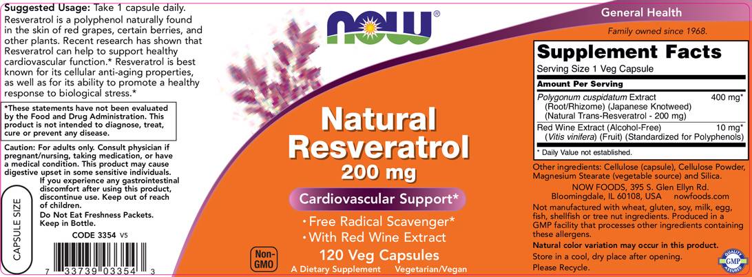 Prirodni Resveratrol 200 mg - 120 kapsula