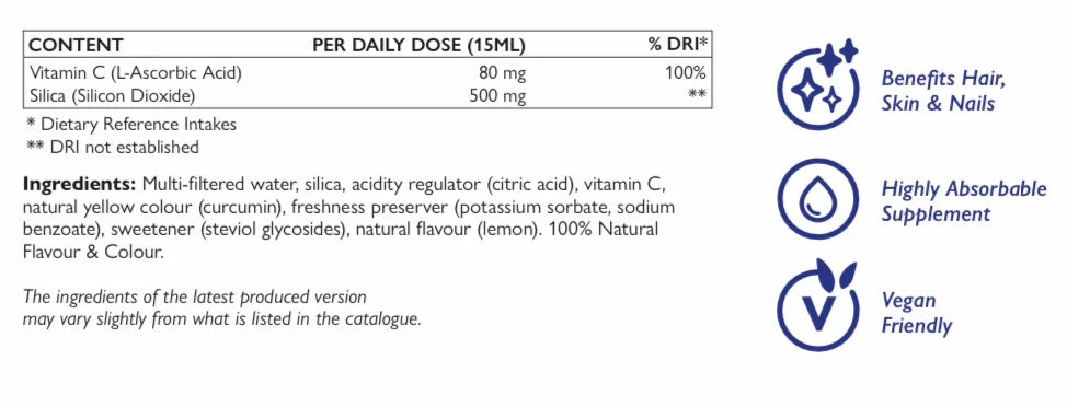 Prirodni silicijev dioksid+ /500 ml, 33 doze/ <tc>Swedish Nutra</tc>