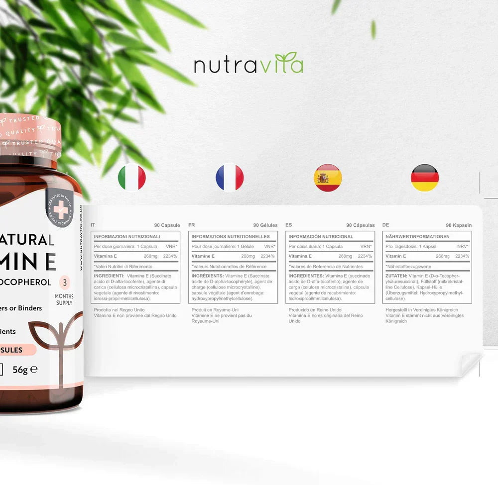 Prirodni vitamin E 400 IU 90 Vcaps