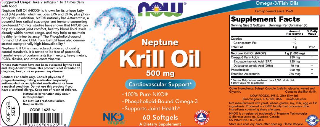 Neptune Krill Oil 500 mg - 120 gel kapsula