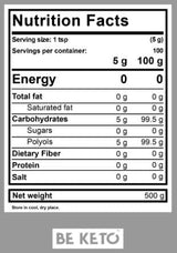 Br. 1 KETO Eritritol - 500 grama