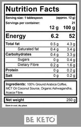 No1 Keto Supreme Coffee - 250 grama