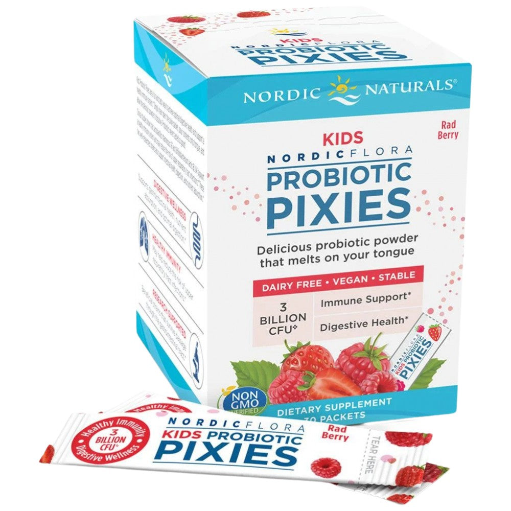 Nordic Flora Kids Probiotic Pixies | 3 milijarde aktivnih stanica - 30 paketa