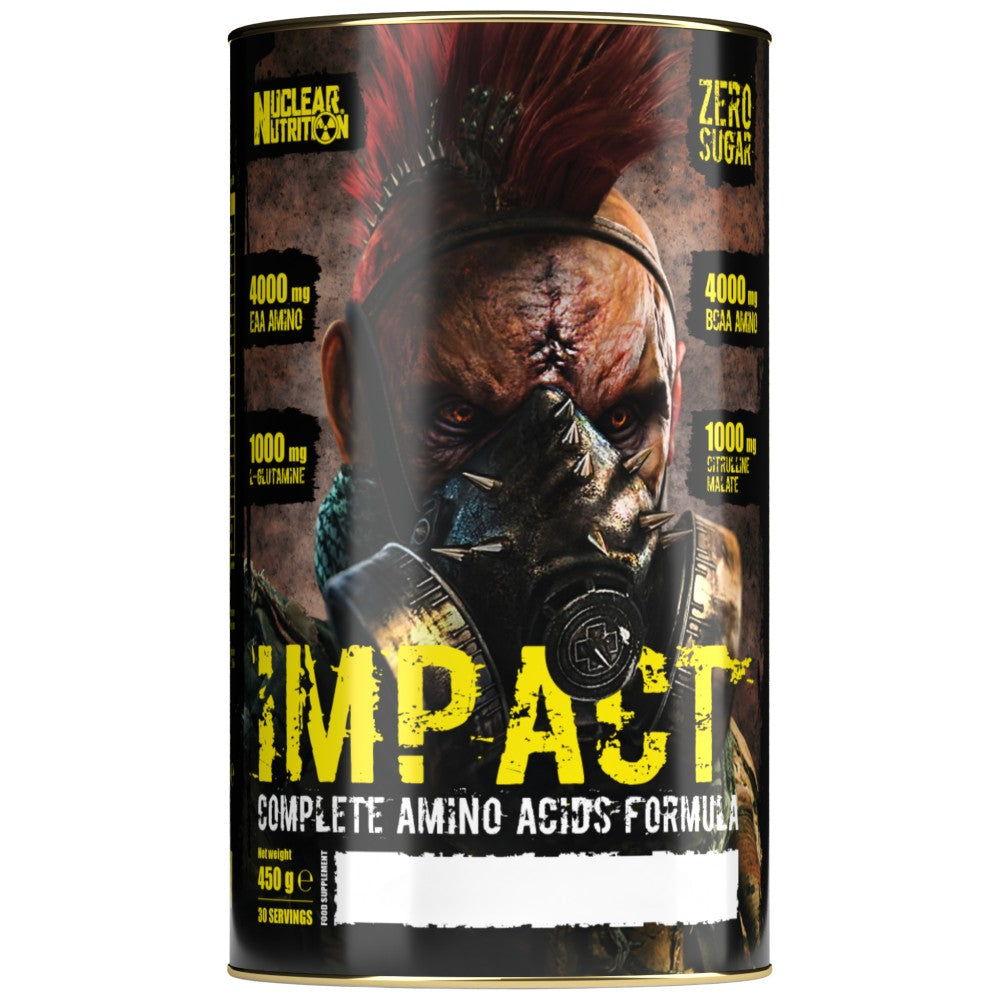 Nuklearni udar | Potpuna formula aminokiselina - BCAA, EAA, glutamin, citrulin - 450 grama
