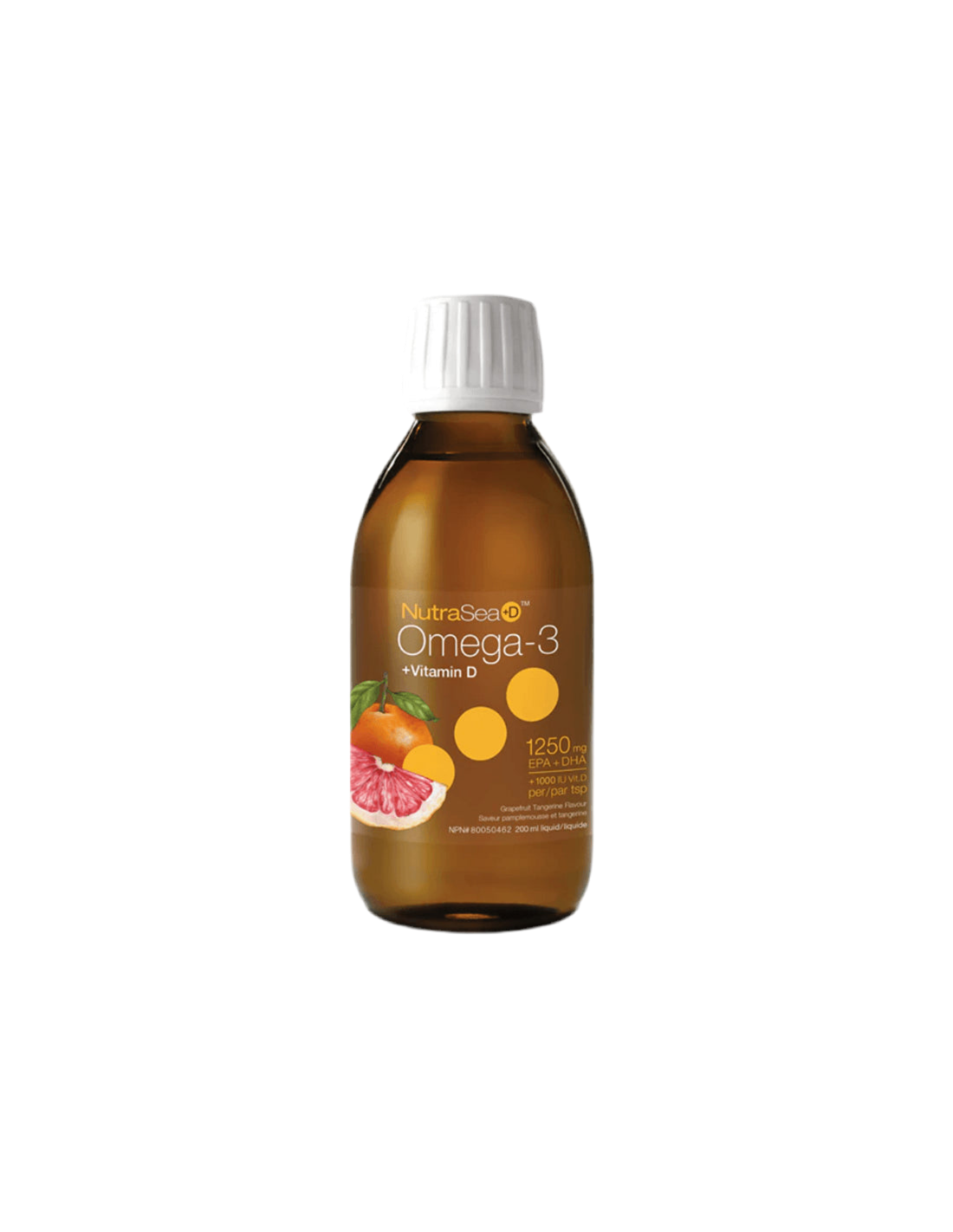 NutraSea+ D™ Omega-3 1250 mg + Vitamin D 1000 IU - Omega-3 + Vitamin D3, 200 ml Nature's Way