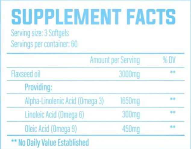 OH-Mega V | Laneno ulje 1000 mg - 180 gel kapsula