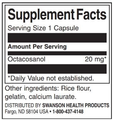 Octaco<tc>san</tc>ol 20 mg | Maksimalna jačina - 30 kapsula