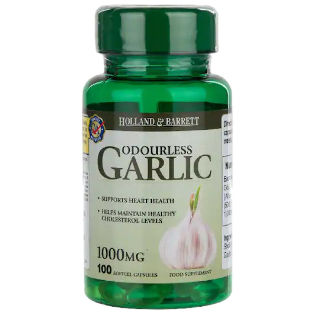 Češnjak bez mirisa 1000 mg - 100 gel kapsula