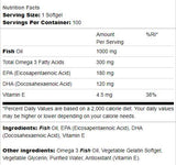 Omega 3 1000 mg - 100 gel kapsula