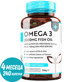 Omega 3 2000 mg /EPA 660 mg, DHA 440 mg/ Čisto riblje ulje /240 kapsula, 120 doza/ <tc>Nutravita</tc>