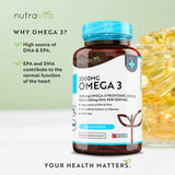 Omega 3 2000 mg /EPA 660 mg, DHA 440 mg/ Čisto riblje ulje /240 kapsula, 120 doza/ <tc>Nutravita</tc>