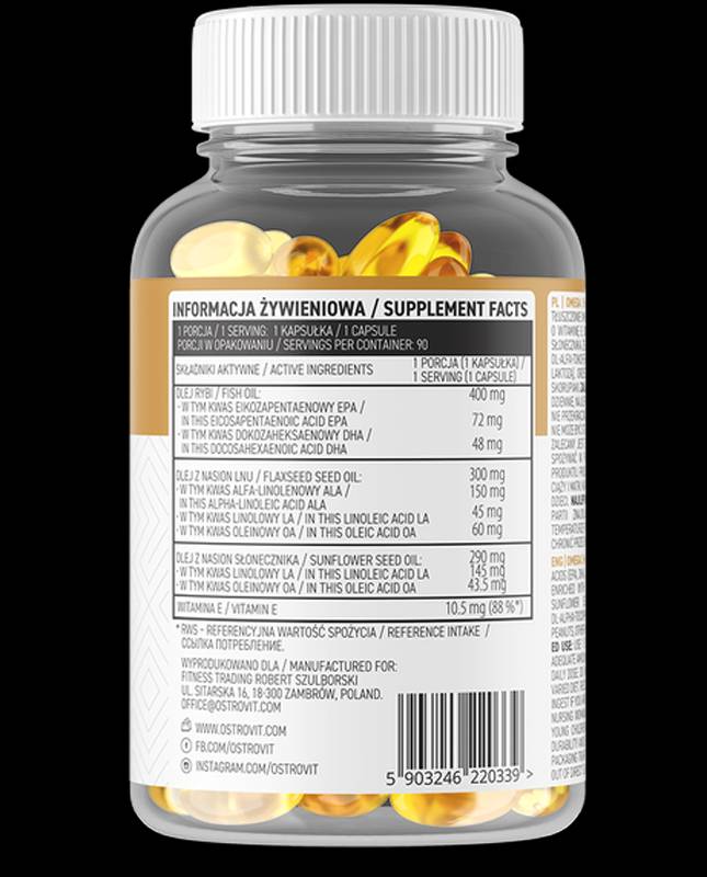 Omega 3-6-9 - 180 mekih gelova