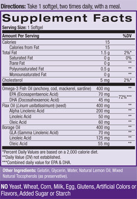 Omega 3-6-9 kompleks 90 mekih gelova