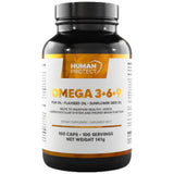 Omega 3-6-9 | s ribljim uljem, lanenim uljem & Suncokretovo ulje - 100 kapsula