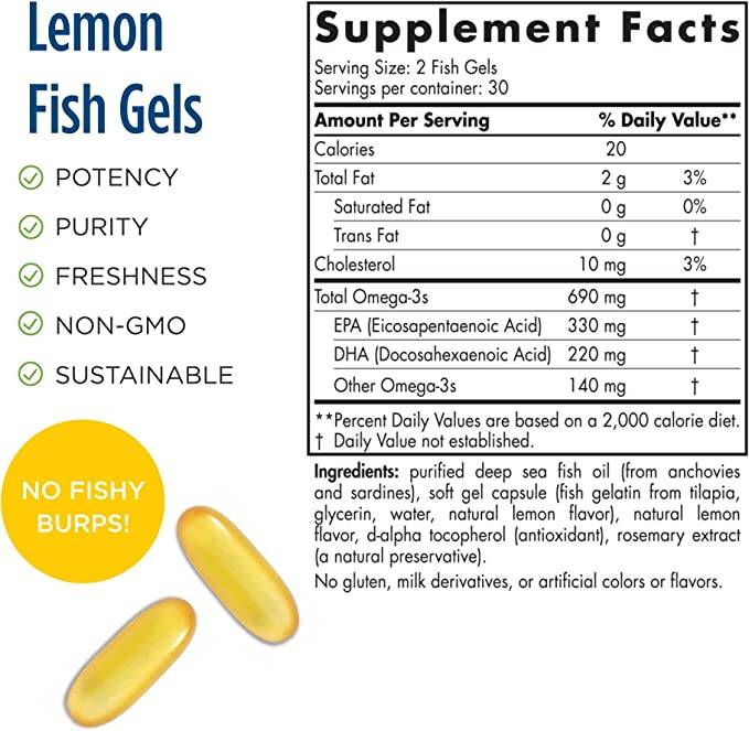 Omega-3 690 mg - 60 mekih gelova