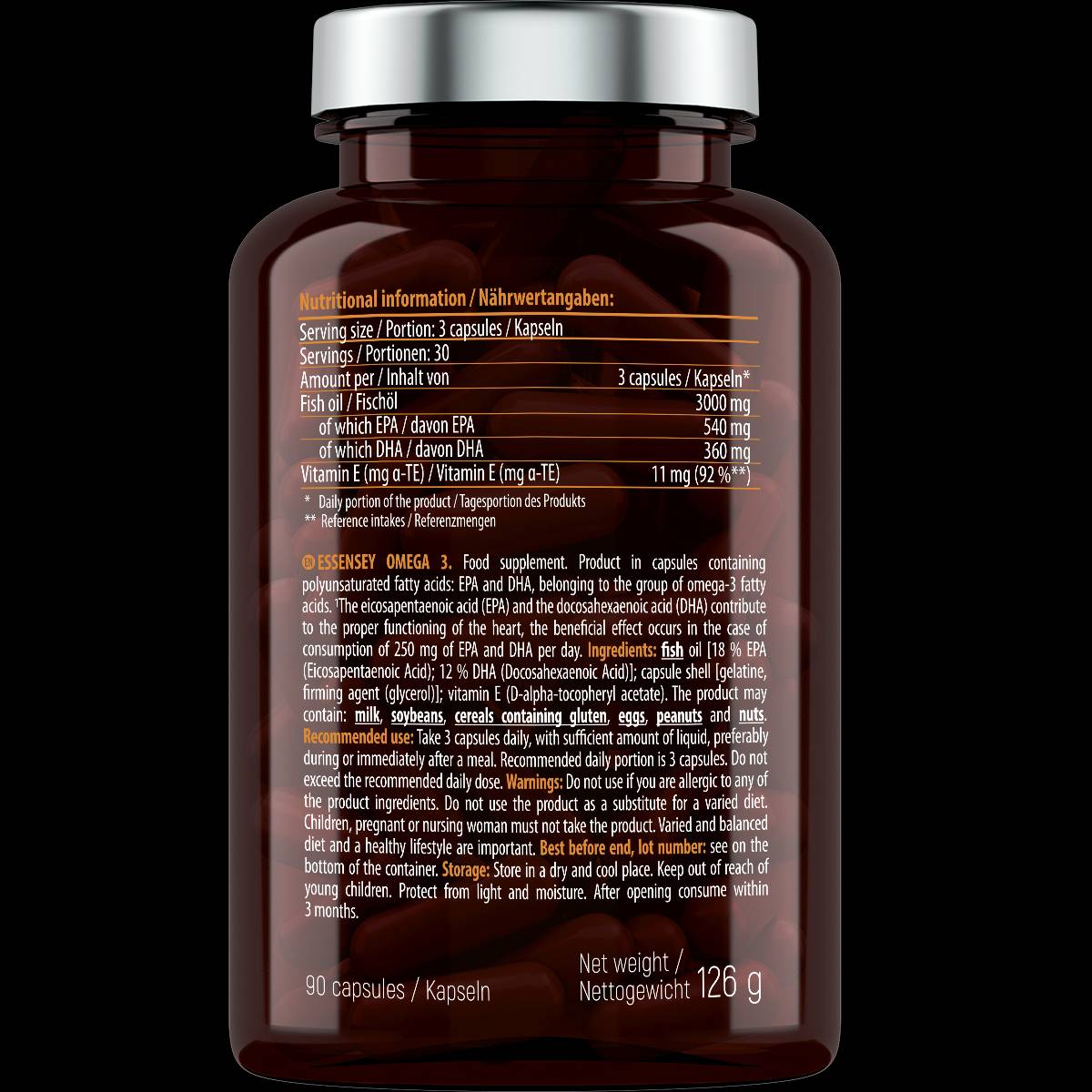 Omega 3 - 90 gel kapsule