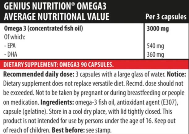 Omega 3 - 90 gel kapsule