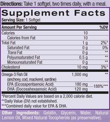 Omega-3 riblje ulje 1000 mg./150 mekih gelova