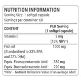 Omega-3 riblje ulje/visoko koncentrirano - 60 gel kapsula