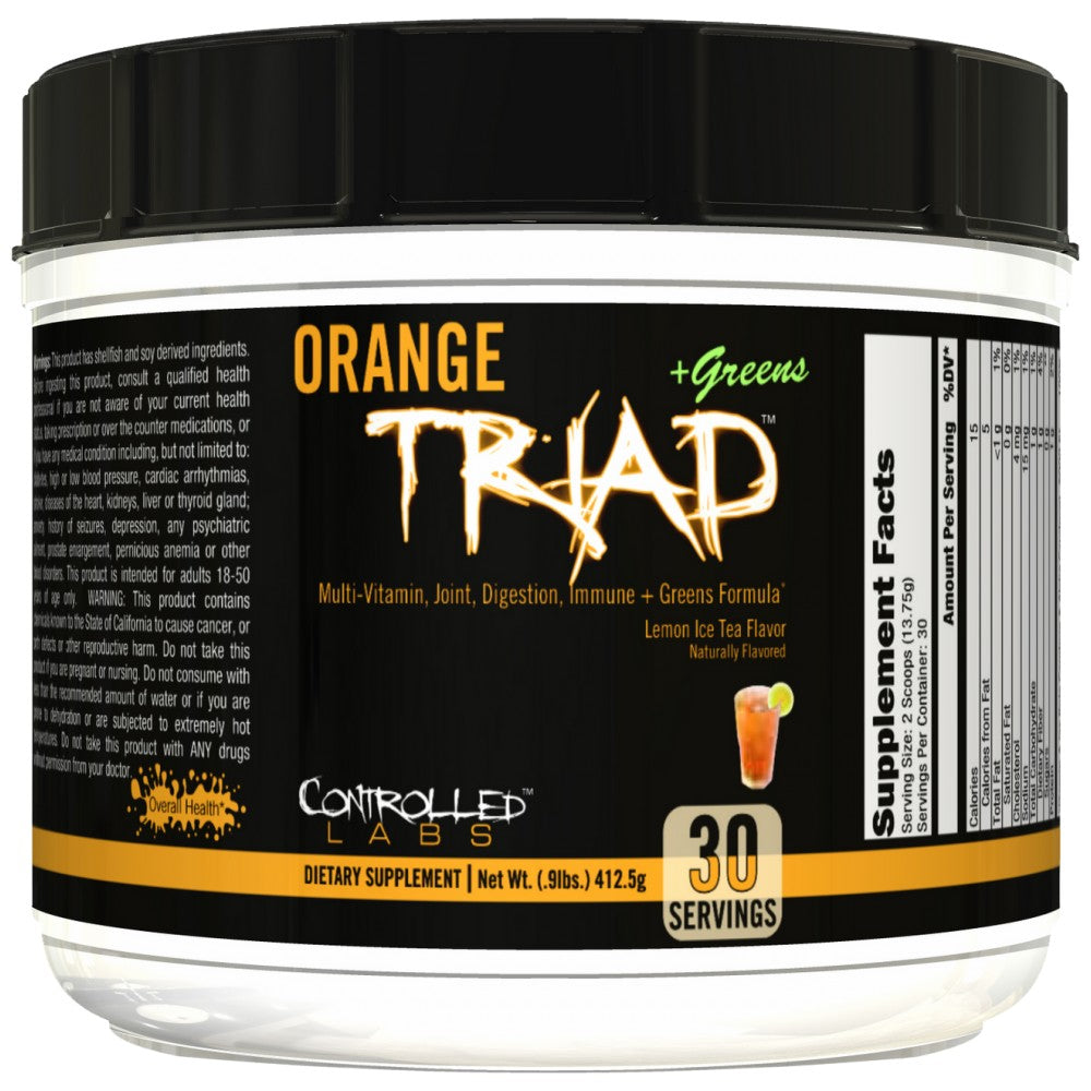Orange TRIAD + Greens u prahu - 412 grama